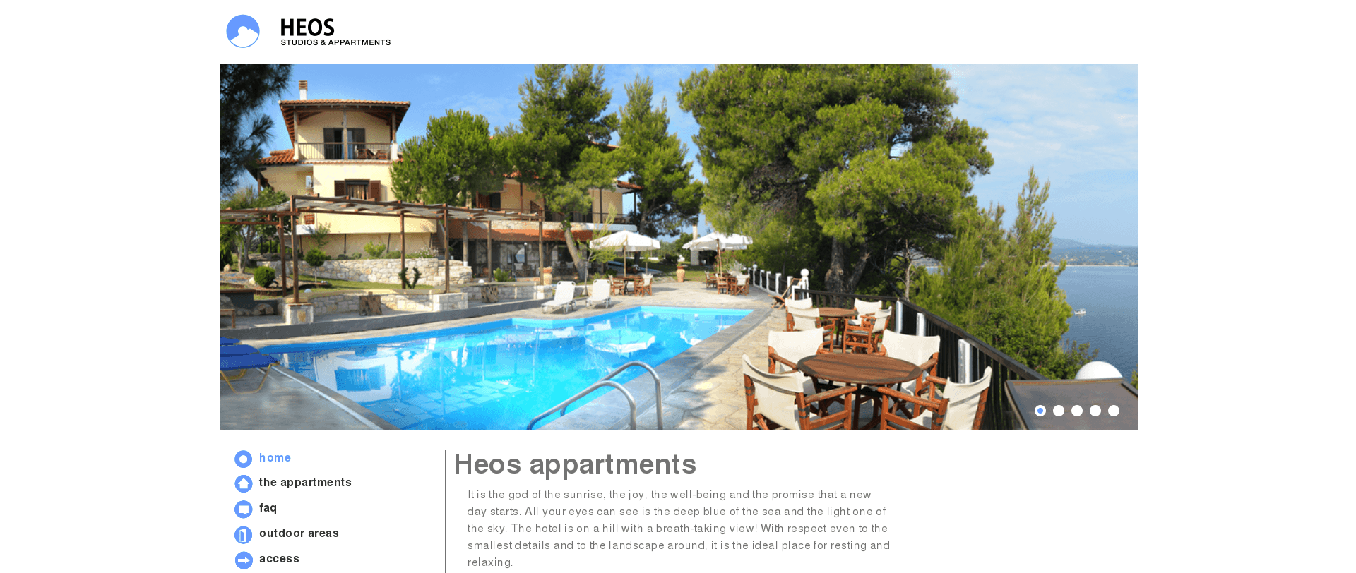 heos appartments in vourvourou, halkidiki, greece