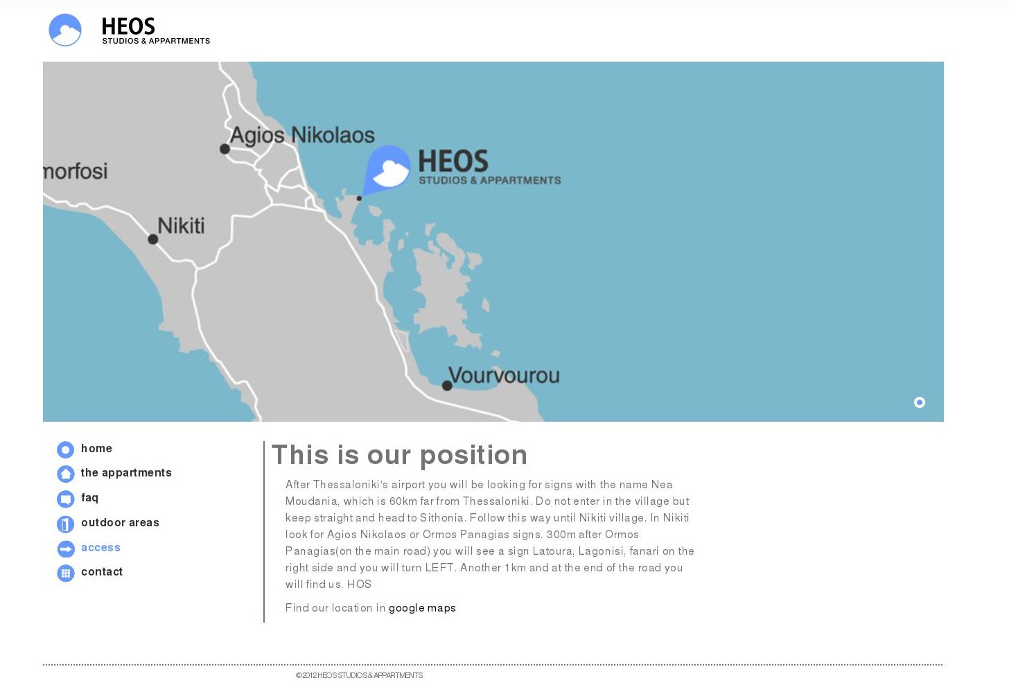 Heos map - location